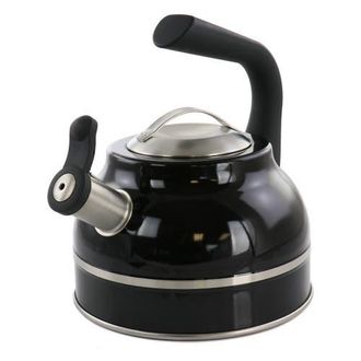 Kenmore 2.3 Quart Stainless Steel Whistling Tea Kettle in Black at Nordstrom