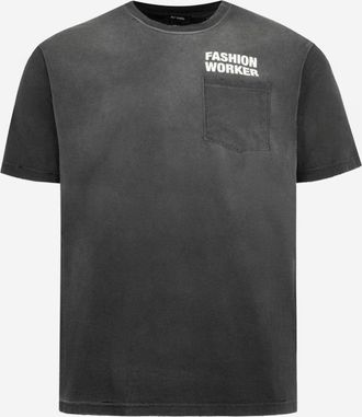 Willy Chavarria Baumwoll-T-Shirt mit Logo
