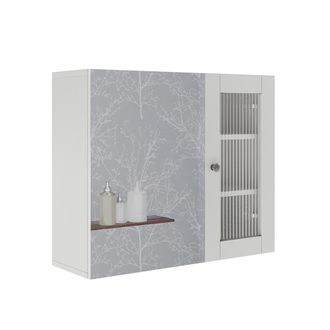 Vicco Armario Con Espejo Para Ba&ntilde;o Malte, Blanco, 60 X 50 Cm Con Espejo