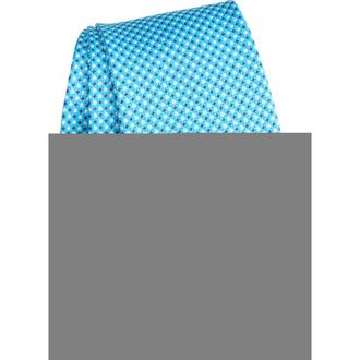Brooks Brothers Neat Dot & Square Silk Blend Tie in Aqua at Nordstrom Rack
