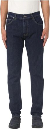 Dondup Washed Denim Slim-fit Jeans - Heren - Slim Fit Jeans - Blauw - W32 - Denim - Jeans