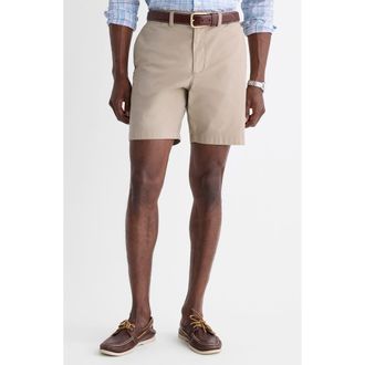 Vineyard Vines Chilmark 7-Inch Stretch Chino Shorts in Khaki at Nordstrom, Size 33