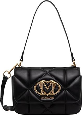 Love Moschino Schoudertas - Dames - Schoudertassen - Zwart - ONE Size - Leer - Tassen