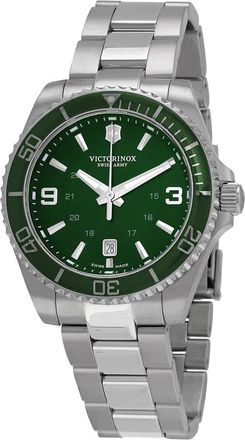 Victorinox by Swiss Army Maverick Quartz Green Dial Mens Watch 241934