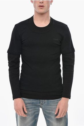 Magliano Double-Fabric Crewneck T-Shirt TRAUMA size M