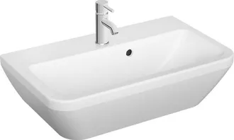 Vitra Integra Lavabo Suspendido 60x36 Cm Con Orificio Para Grifer&iacute;a En El Medio, Blanco (7088-003-0001)
