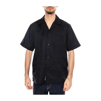 Carhartt Work in Progress S/S Signet Shirt - Heren - Korte mouwen Overhemden - Zwart - M - Katoen - Overhemden