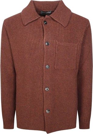FILIPPO DE LAURENTIIS Over Shirt Costa Inglese - - Knitwear - Uomo - Marrone - L
