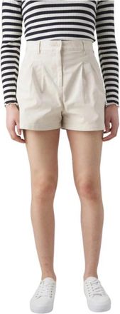 Tommy Hilfiger Casual en moderne katoenen shorts - Dames - Bermuda - Wit - W28 - Katoen - Korte Broeken