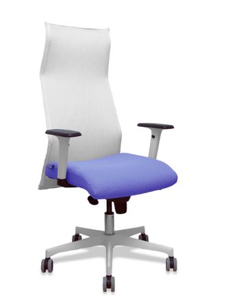 Piqueras y Crespo Silla De Oficina Piqueras Y Crespo 54br65g Blanco Azul Claro