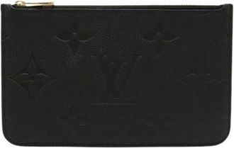 Louis Vuitton Pre-owned Clutches, female, Black, Size: ONE SIZE Pre-owned Monogram Empreinte Pouch