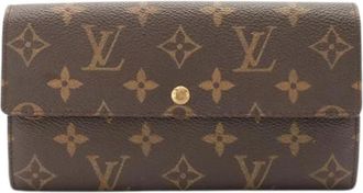 Louis Vuitton Pre-owned Long Wallet (bi-fold) - Dames - Vintage Accessoires - Bruin - ONE Size - Vintage