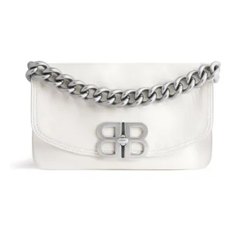 Balenciaga (WMNS) Balenciaga Bb Soft Small Flap Bag Optic White 7485982AAIY9001
