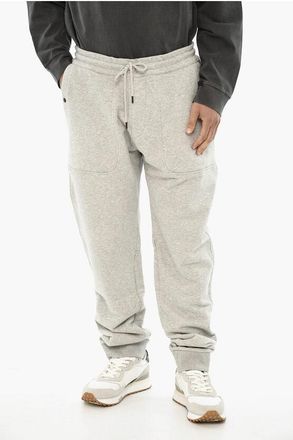 Woolrich Solid-Color Brushed Cotton-Blend Joggers size Xxl