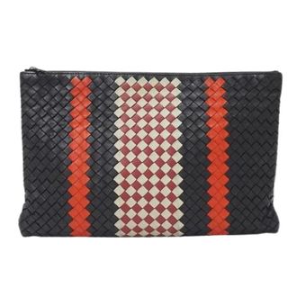 Bottega Veneta Pre-owned Leather Clutch - unisex - Bottega Veneta Vintage - Vintage Clutches - Multicolor - ONE SIZE - Pre-owned