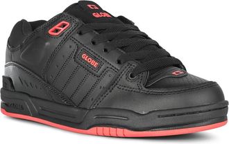 Globe Fusion Skate Shoes - Black/Red (HO24), 12 UK