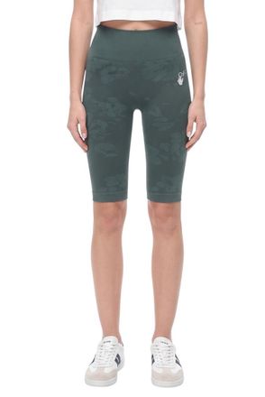 Off-white Green Polyamide Camo Activewear