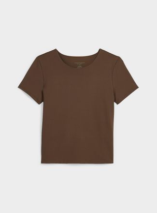 Contemporaine Womens Second-skin short-sleeve crew-neck T-shirt