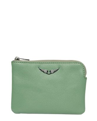 Zadig&Voltaire Mini Uma Wings Grained Leather Pouch