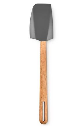 LE CREUSET Signature Medium Silicone & Wood Spatula in Oyster at Nordstrom