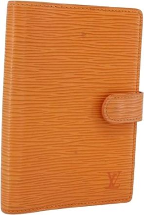 Louis Vuitton Pre-owned Accessories, female, Orange, Size: ONE SIZE Pre-owned Leather Accessory