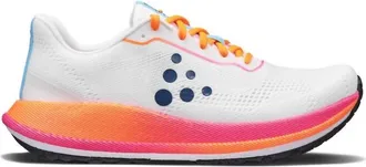 Craft Womens Pacer 2 Running Shoes In White / Fluorescent Orange