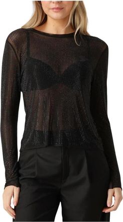 Gestuz Gzkareen Top - Dames - Blouses - Zwart - M - Leer - Overhemden
