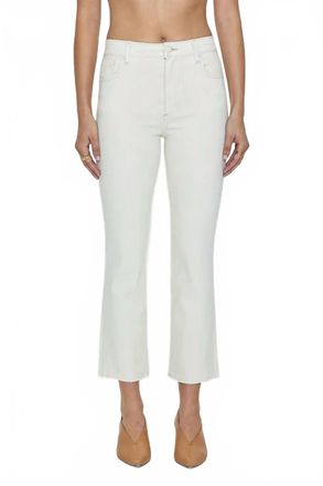 Pistola Denim Lennon High Rise Crop Bootcut Jeans In Sandstone