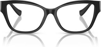 Versace 54mm Pillow Optical Glasses in Black at Nordstrom