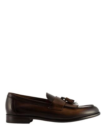 Doucal's Brown Leather Loafers