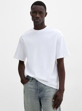 Le 31 Mens Brushed-jersey T-shirt Comfort fit