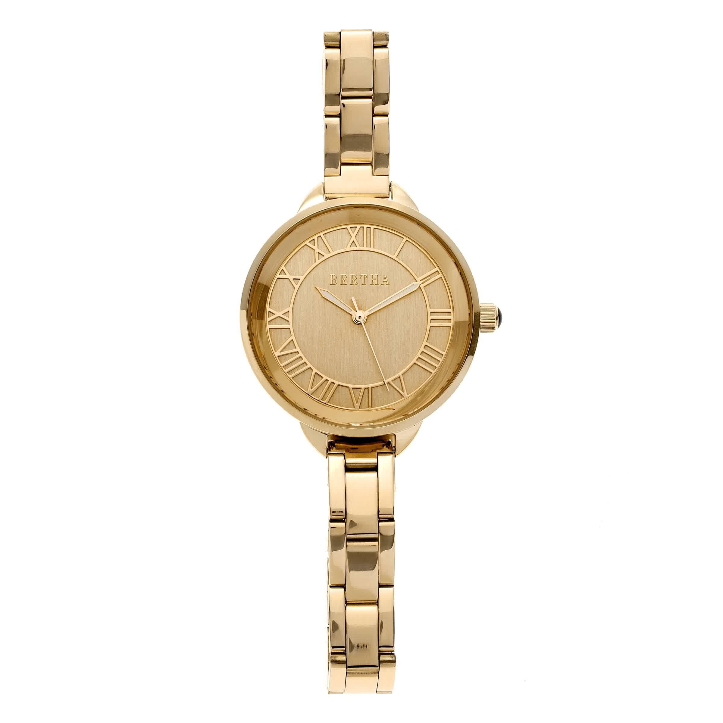 NWT Bertha Camilla Crystal Black Chameleon Dial Ladies Watch Bertha Camilla Balck Chameleon Gold-tone Ladies BTHBR6203  main image 2