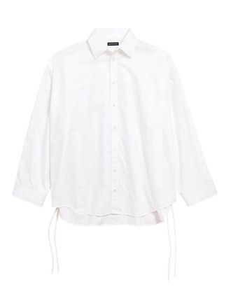 Balenciaga Cotton Lace-Up Shirt