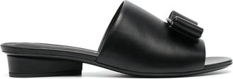 Ferragamo Ferragamo Double Bow Mule Sandals