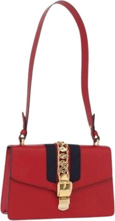 Gucci Pre-owned Shoulder Bags, female, Red, Size: ONE SIZE Pre-owned Shoulder Bag