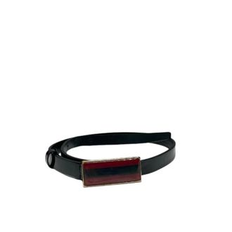 Gucci Pre-owned Vintage Riem - unisex - Vintage Accessoires - Zwart - ONE Size - Leer - Vintage