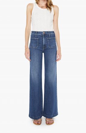 Mother Hustler Roller Patch Pocket Skimp Jeans In One Last Shot