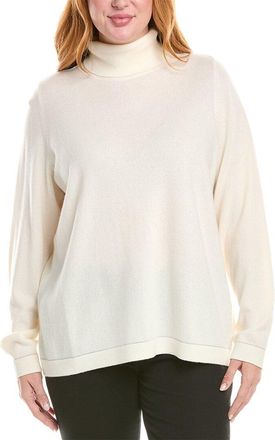 Lafayette 148 New York Plus Wool & Cashmere-Blend Sweater