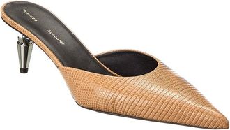 Proenza Schouler Lizard-Embossed Leather Pump