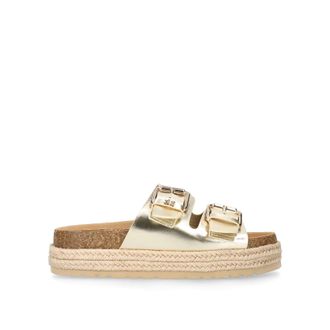 Kurt Geiger Womens Raquel Sandals - Gold - Size UK 8