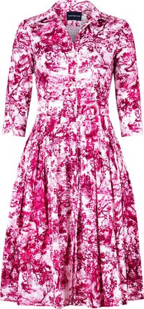 Samantha Sung Audrey 2 Safari Toile Shirtdress