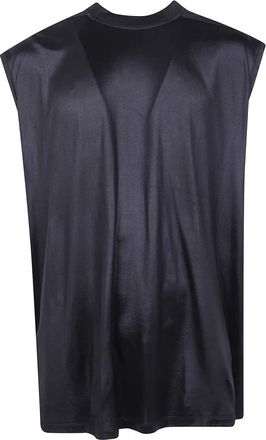 Rick Owens Tarp T - Heren - Tops zonder mouwen - Zwart - L - Katoen - Tops