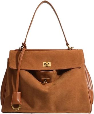 Generic Womens Suede Bag Autumn Winter Underarm, Compatible For Lady Shoulder Crossbody(G)