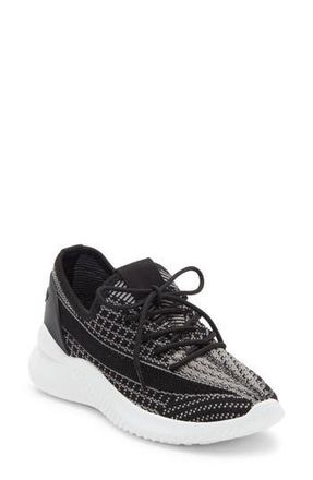 Elie Tahari Patterned Knit Sneaker in Black at Nordstrom Rack, Size 7.5