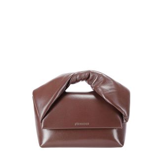 J.W.Anderson J.W. Anderson Chocolate Nappa Leather Medium Twister Handbag