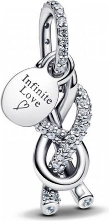 Pandora Ladies Pave Infinity Knot Dangle Charm