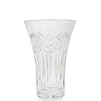 Waterford House of Waterford Crystal Cliffs of Moher Strawberry-Cut Vase