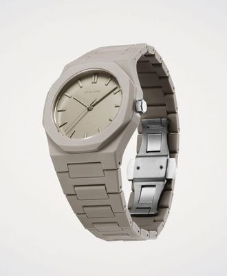 D1 Milano Orologio in policarbonato Ecrù 37 mm D1 Milano