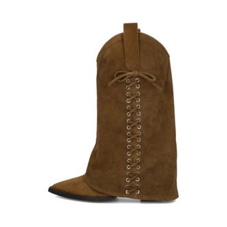 Toral Shoes Schoenen, Dames, Bruin, 42 EU, Wol, Bruine Kim Laarzen voor Vrouwen