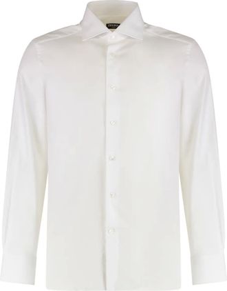 Ermenegildo Zegna Camicia in cotone - Bianco